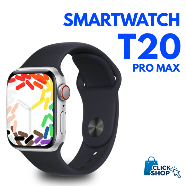 Relógio Inteligente Smartwatch T20 + 2 PULSEIRAS